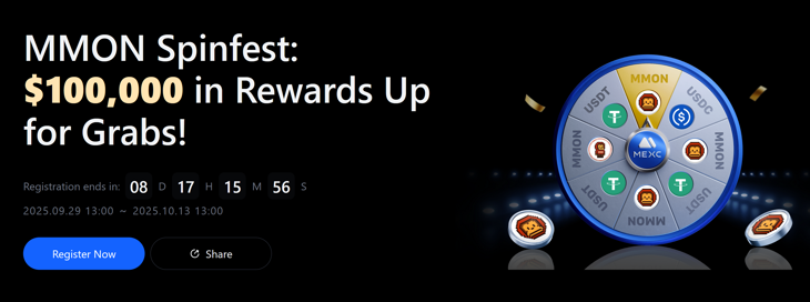 $100,000 raffle from MEXC!