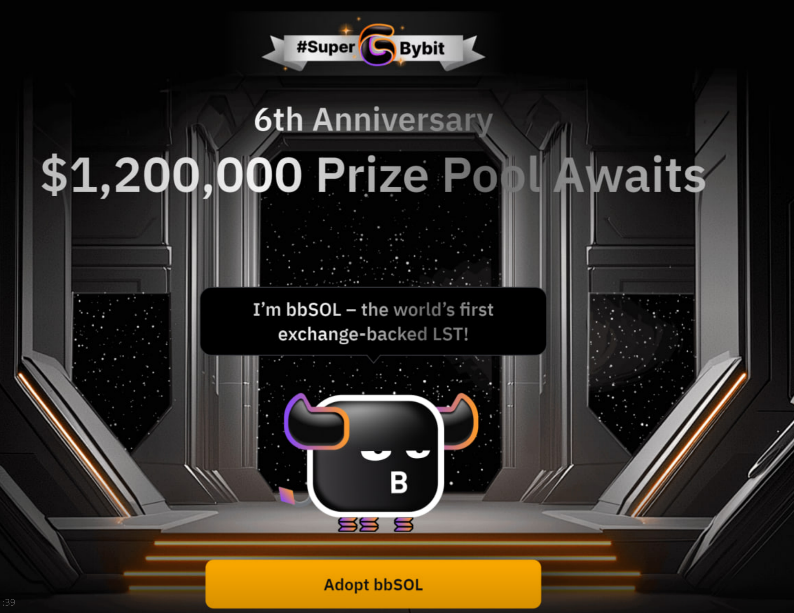 Bybit is giving away 1,200,000 USDT to celebrate its sixth anniversary