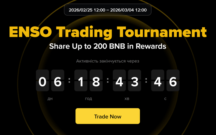 $10 в ENSO Trading від Binance — як взяти участь і що можна отримати