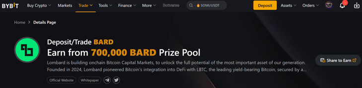 BYBIT Token Splash with BARD