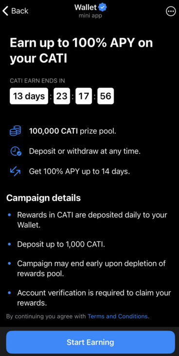 Smart Money: Заработок на стейкинге CATI без рисков