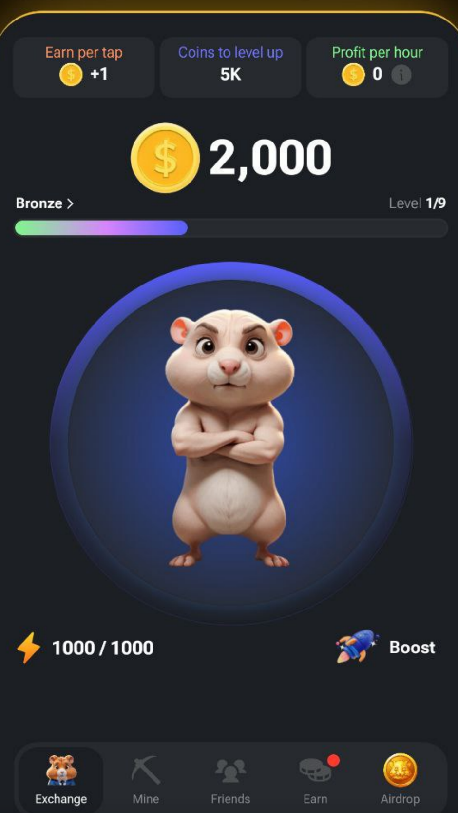 Hamster Kombat - ще одна клікалка по аналогії NotCoin