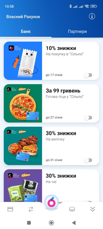 Акції банку Власний Рахунок