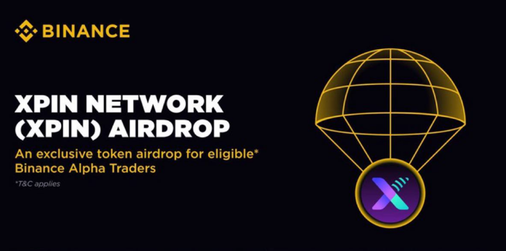 Аірдроп $XPIN на Binance