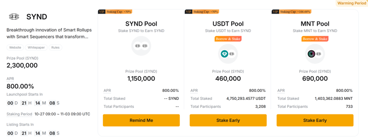 Launchpool $SYND on Bybit!