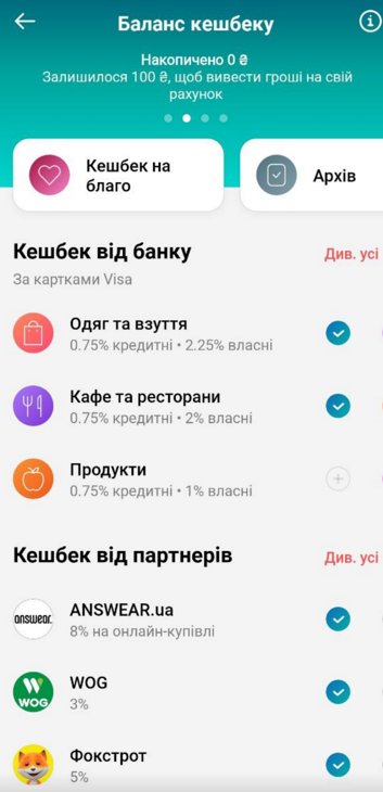 Кешбек від Монобанк