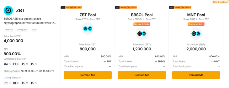 Launchpool $ZBT на Bybit!