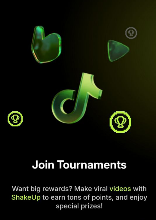 Creating videos on ShakeUp