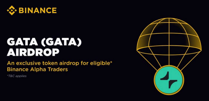 Airdrop $GATA from Binance