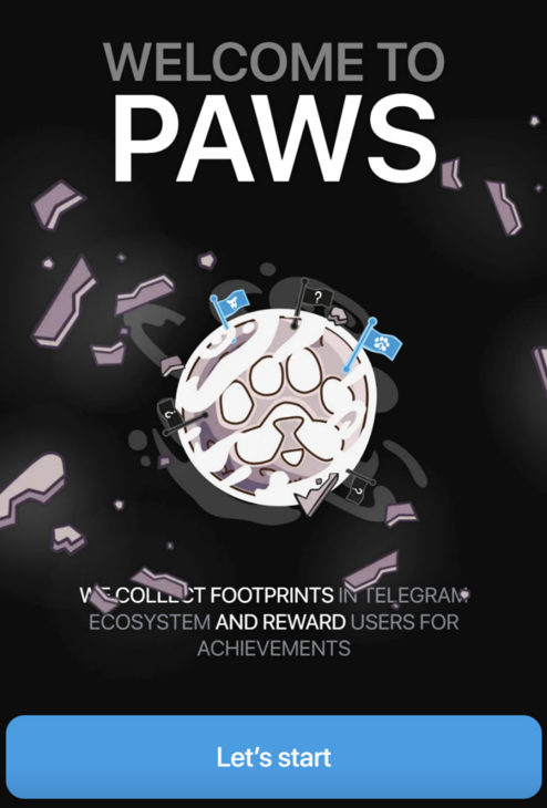 Для игры PAWS нужно активировать бота