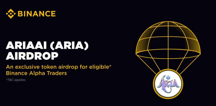 Аірдроп $ARIA на Binance