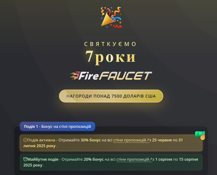 кран Fire Faucet відзначає свою сьому річницю
