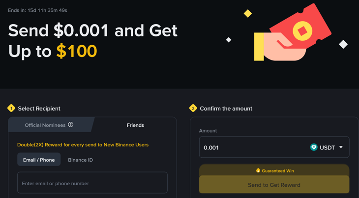 Promotion for Binance Pay users