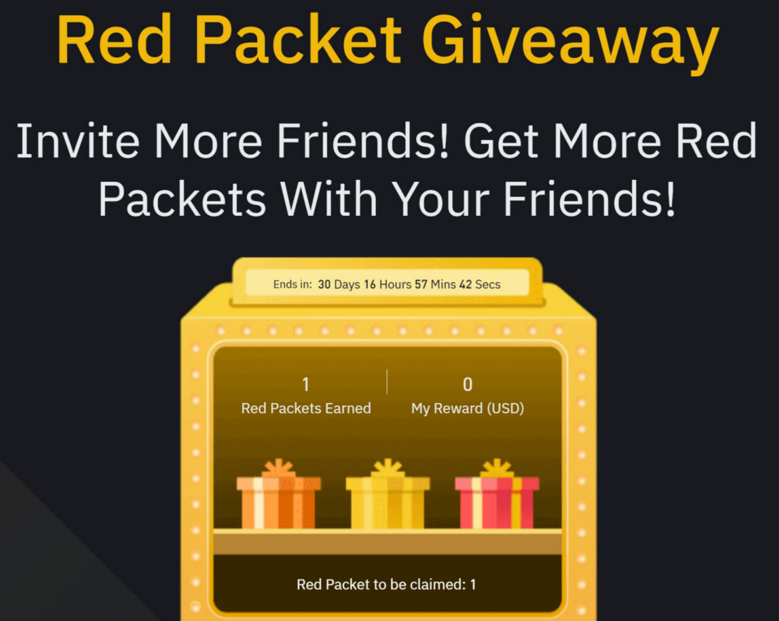 Free Red Packet for July