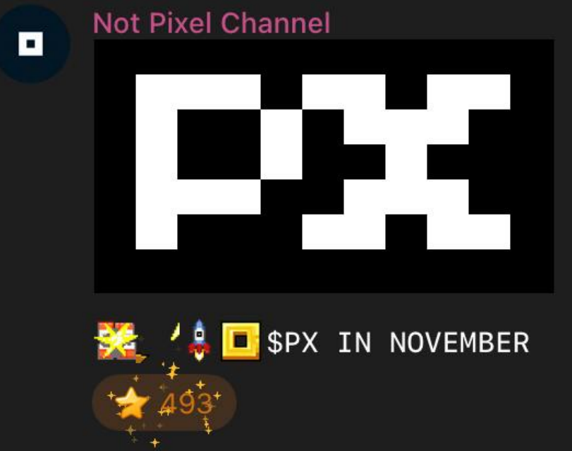 Airdrop and Not Pixel rewards are promised in November
