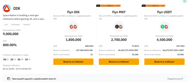 12.03.25 Bybit Launchpool OIK