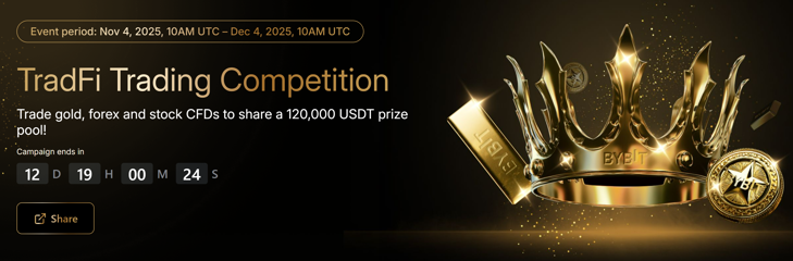 Bybit is hosting a large-scale TurFi tournament with a prize pool of $120,000.