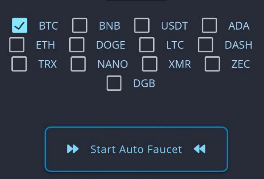 I recommend choosing only one coin on FireFaucet