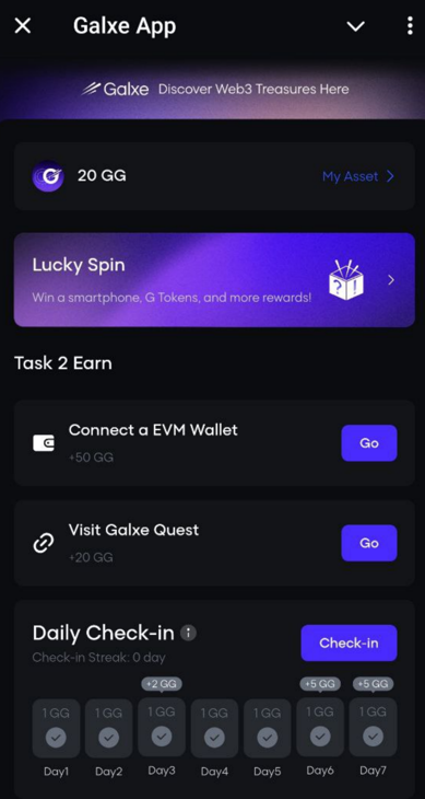Начинаем зарабатывать на Galxe App